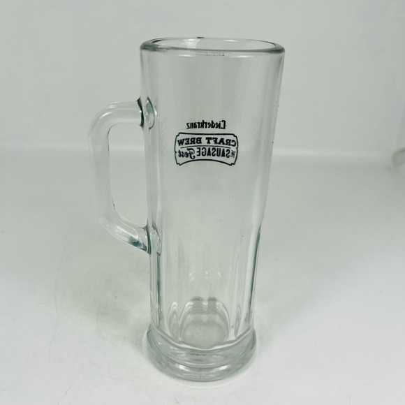 Liederkranz Craft Brew And Sausage Fest Shot Glass Tall Handled Clear - Picture 3 of 7